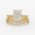 Ylia |Conjunto de anillos de boda de oro