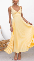 Yba | Vestido largo con cuello en V
