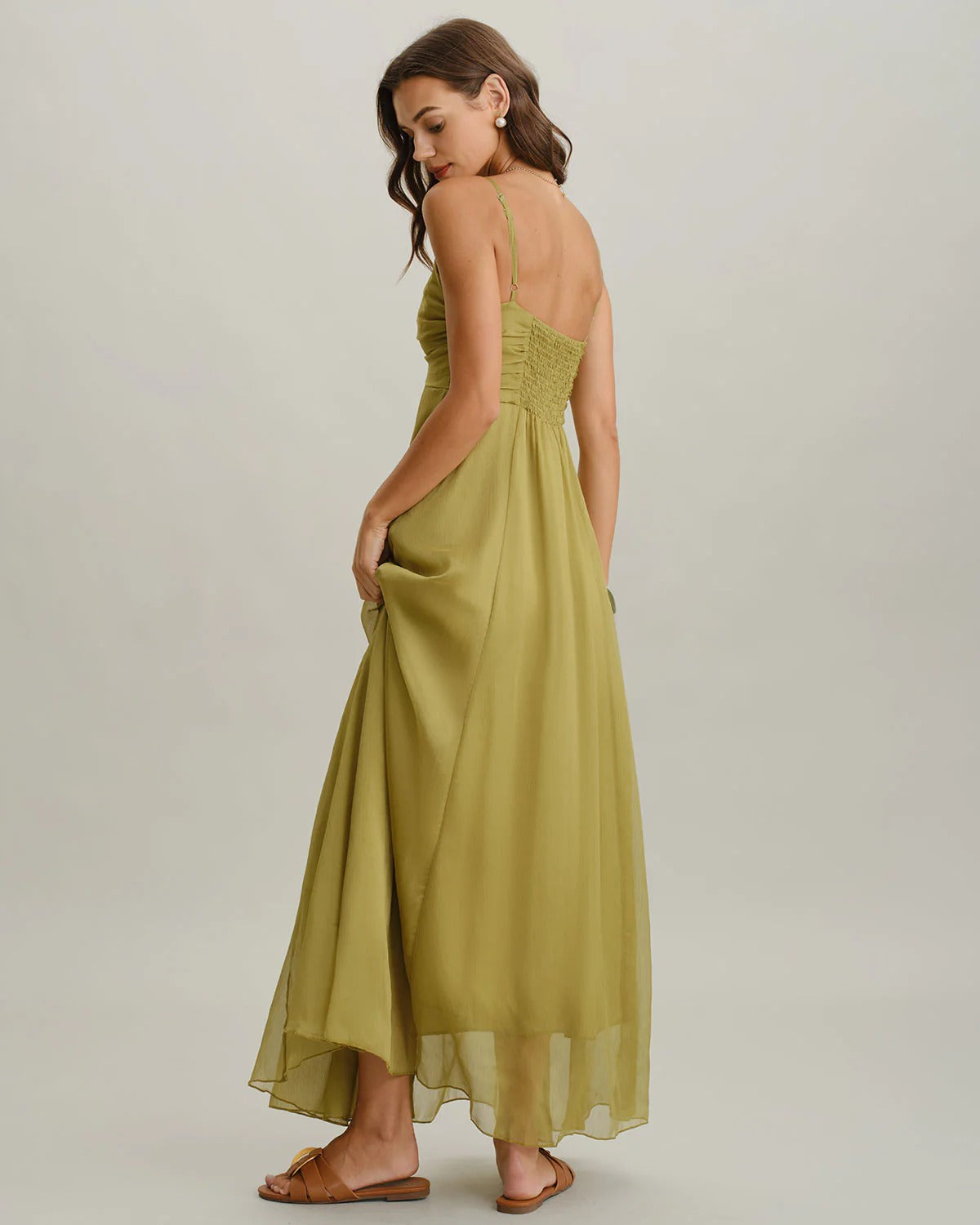 Olivia | Vestido largo lencero
